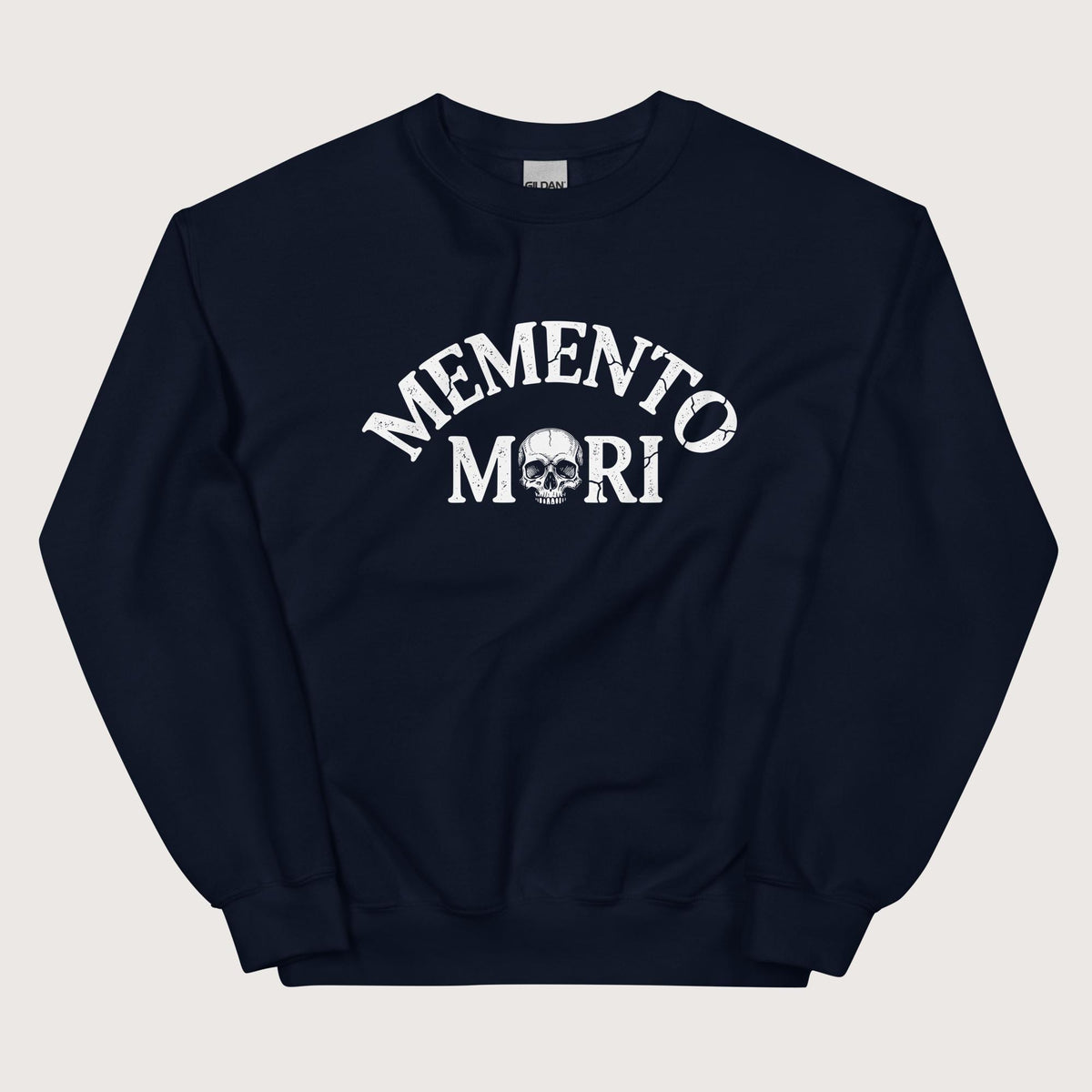 Navy Memento Mori Sweatshirt - history buff gift by HistoHead
