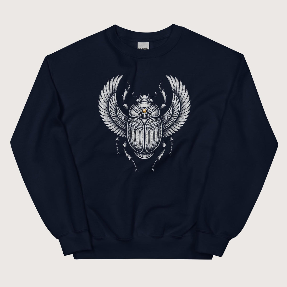Navy Khepri God of Rebirth Sweatshirt - history buff gift by HistoHead