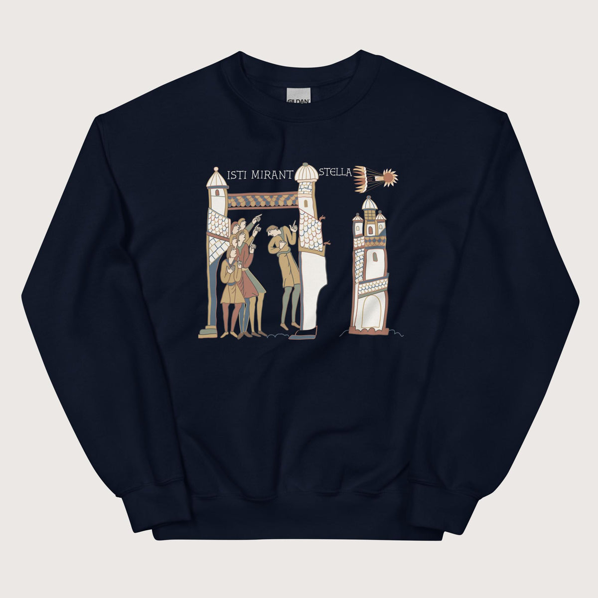 Navy Isti Mirant Stella Sweatshirt - history buff gift by HistoHead