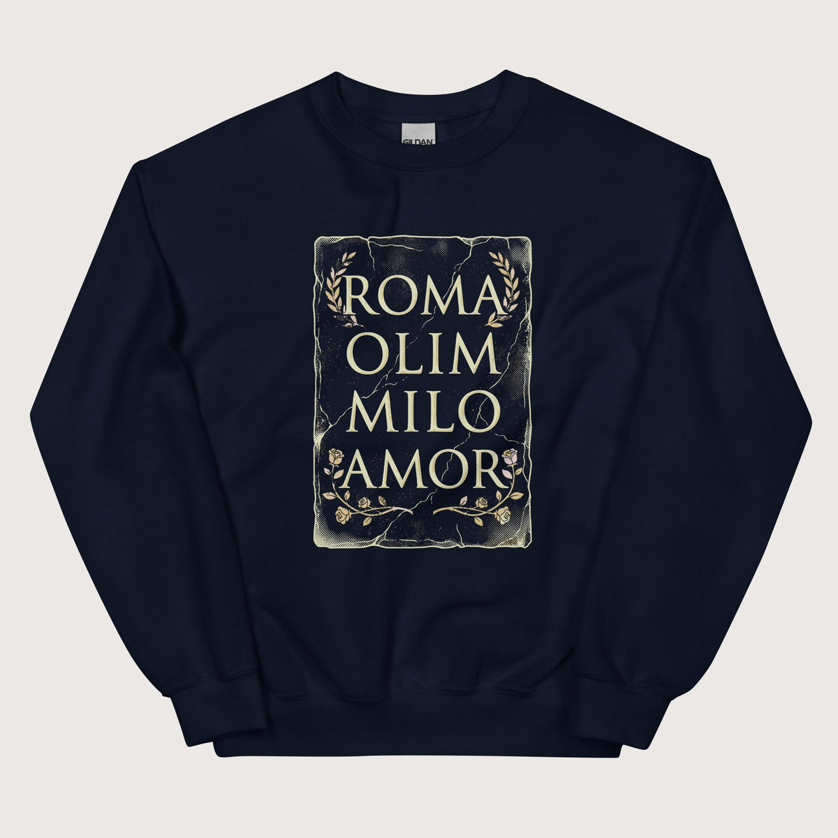 Navy Roma Amor Sweatshirt - history buff gift by HistoHead