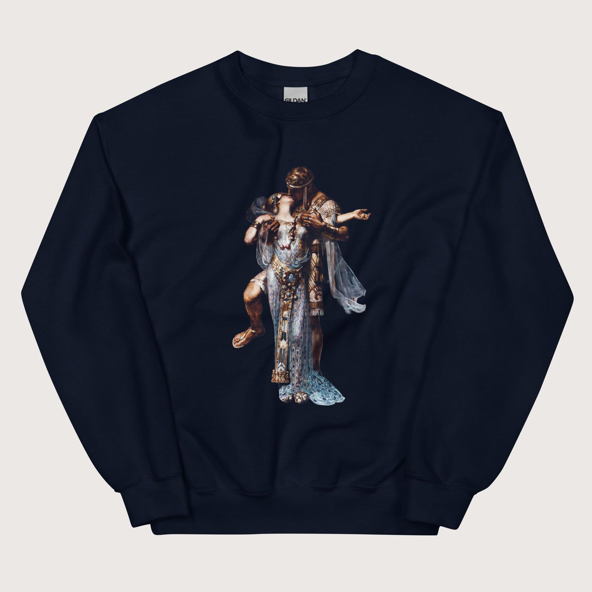Navy Cleopatra and Antony Sweatshirt - history buff gift by HistoHead