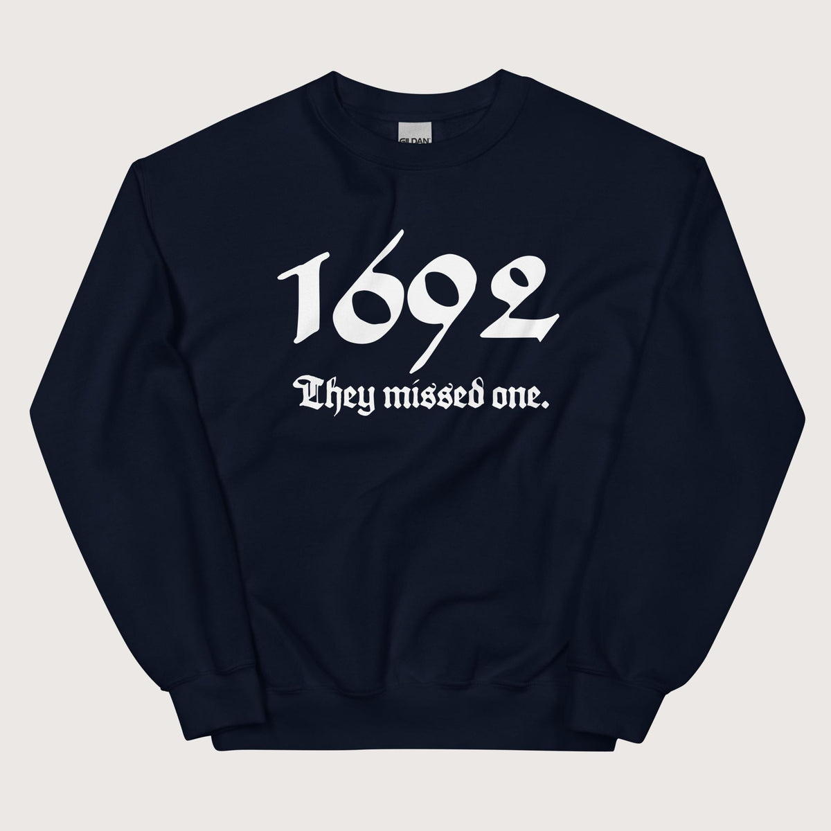 Navy 1692 Witch Trials Sweatshirt - history buff gift by HistoHead