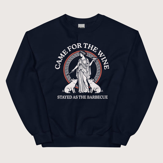 Navy Circe Barbecue Sweatshirt - history buff gift by HistoHead