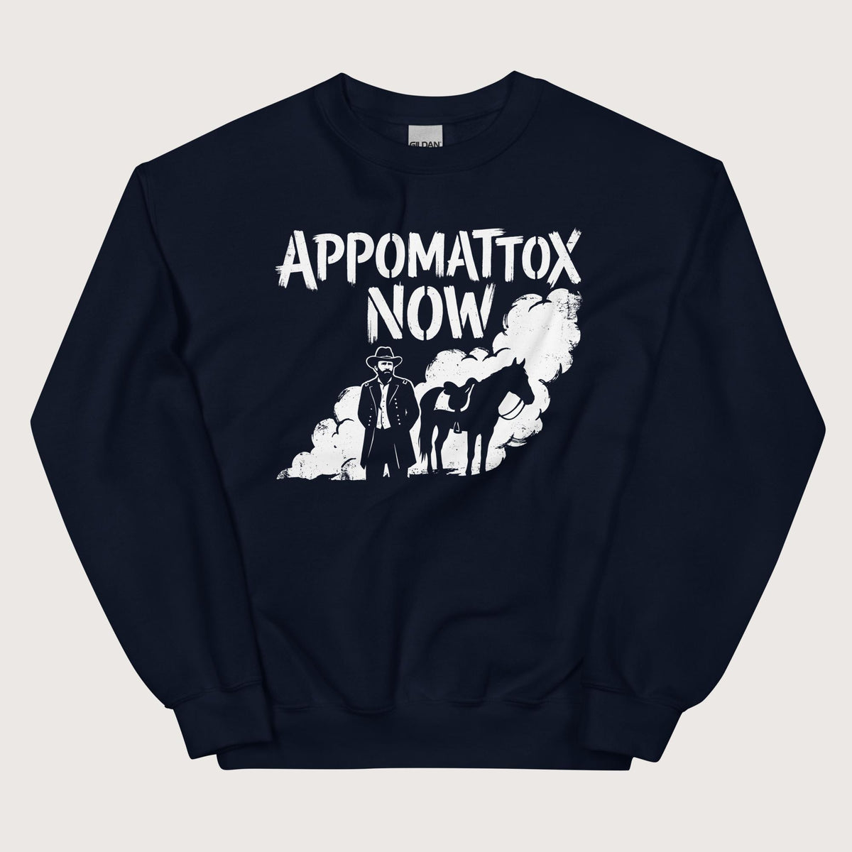 Navy Appomattox Now Sweatshirt - history buff gift by HistoHead