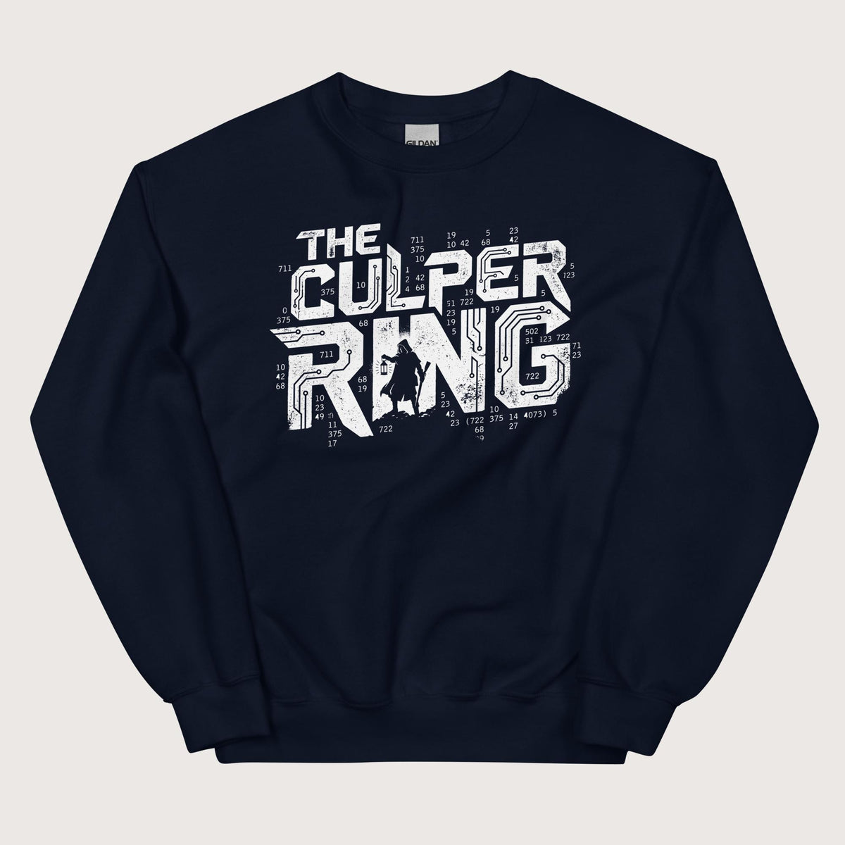 Navy The Culper Ring Sweatshirt - history buff gift by HistoHead