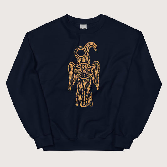 Navy Anglo-Saxon Eagle Sweatshirt - history buff gift by HistoHead