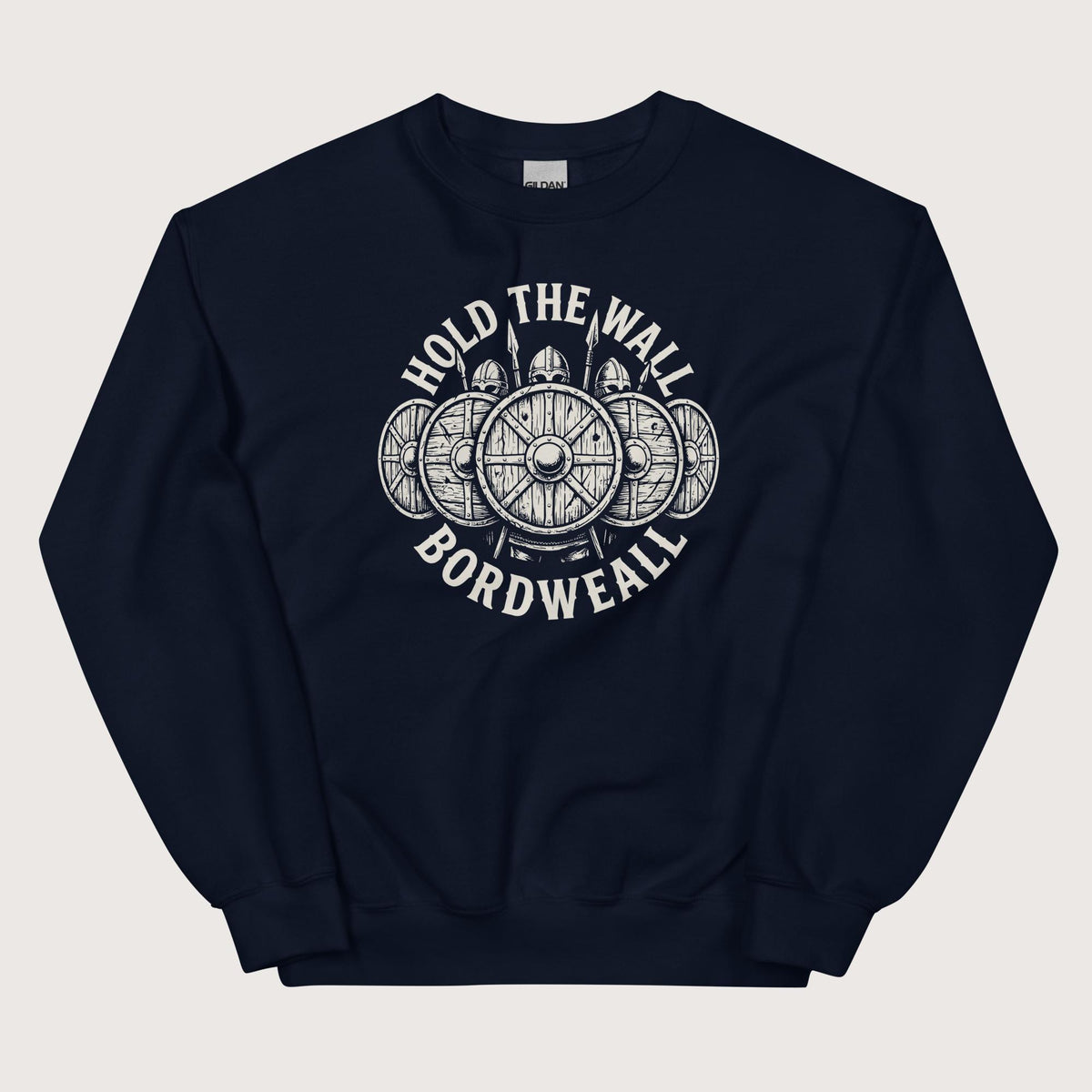 Navy Hold the Wall Sweatshirt - history buff gift by HistoHead