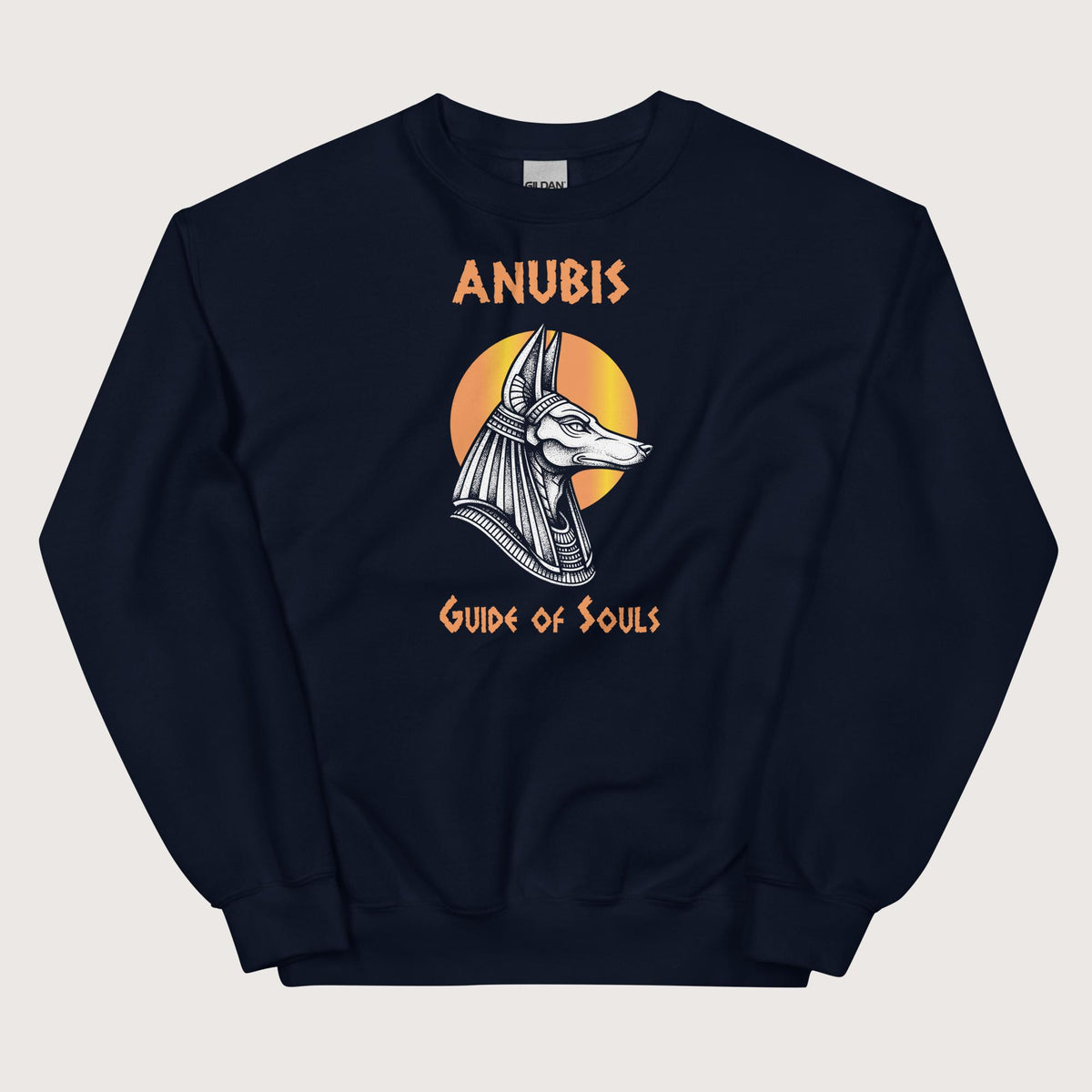 Navy Anubis Guide of Souls Sweatshirt - history buff gift by HistoHead