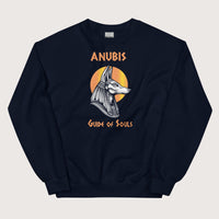 Navy Anubis Guide of Souls Sweatshirt - history buff gift by HistoHead