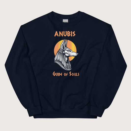 Navy Anubis Guide of Souls Sweatshirt - history buff gift by HistoHead