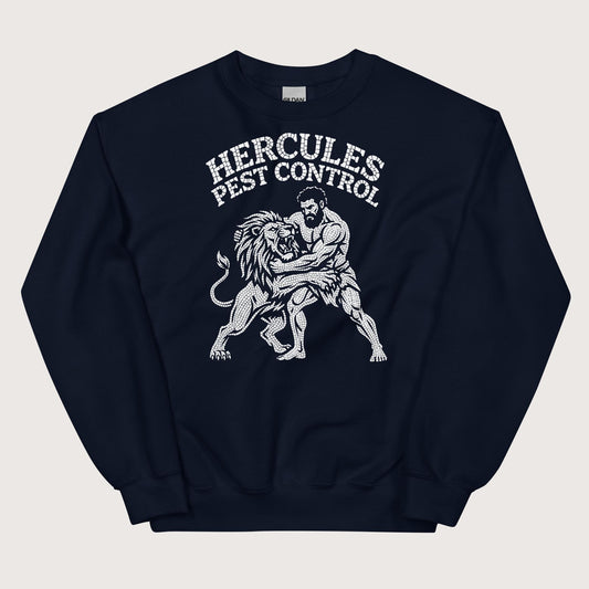 Navy Hercules Pest Control Sweatshirt - history buff gift by HistoHead