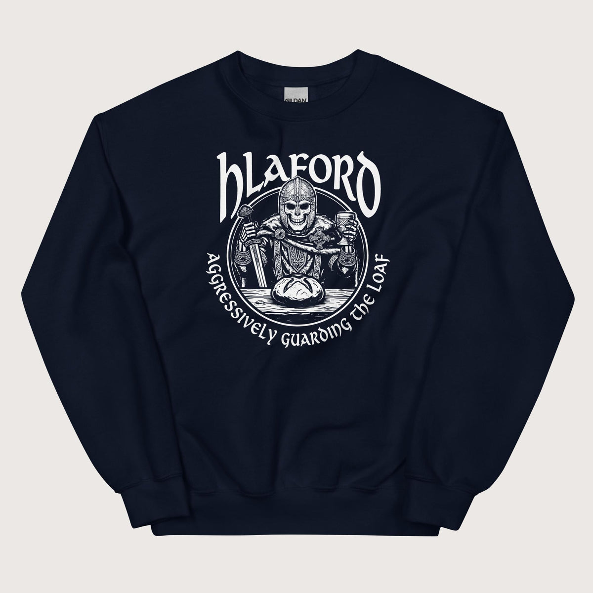 Navy Hlaford Loaf Guardian Sweatshirt - history buff gift by HistoHead
