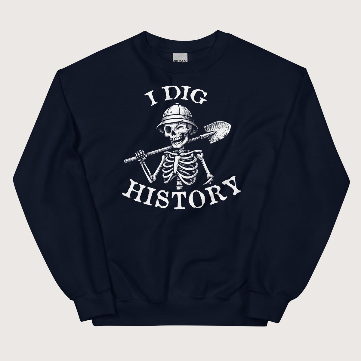 Navy I Dig History Sweatshirt - history buff gift by HistoHead