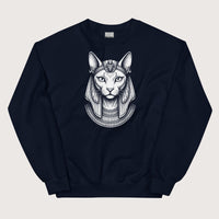 Navy Bastet Sweatshirt - history buff gift by HistoHead