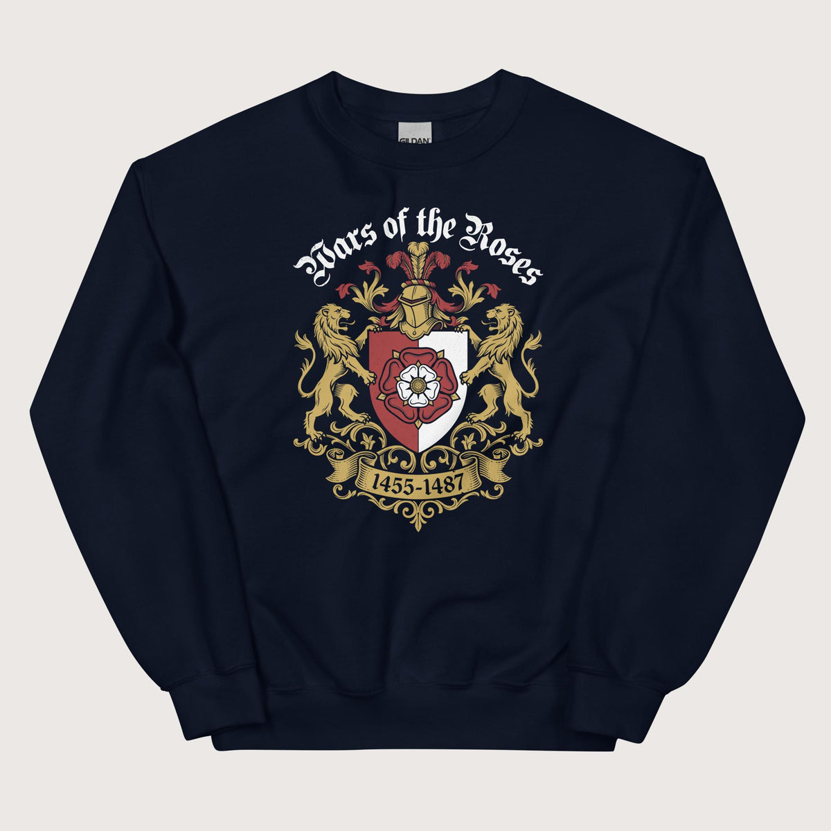 Navy Wars of the Roses Sweatshirt - history buff gift by HistoHead
