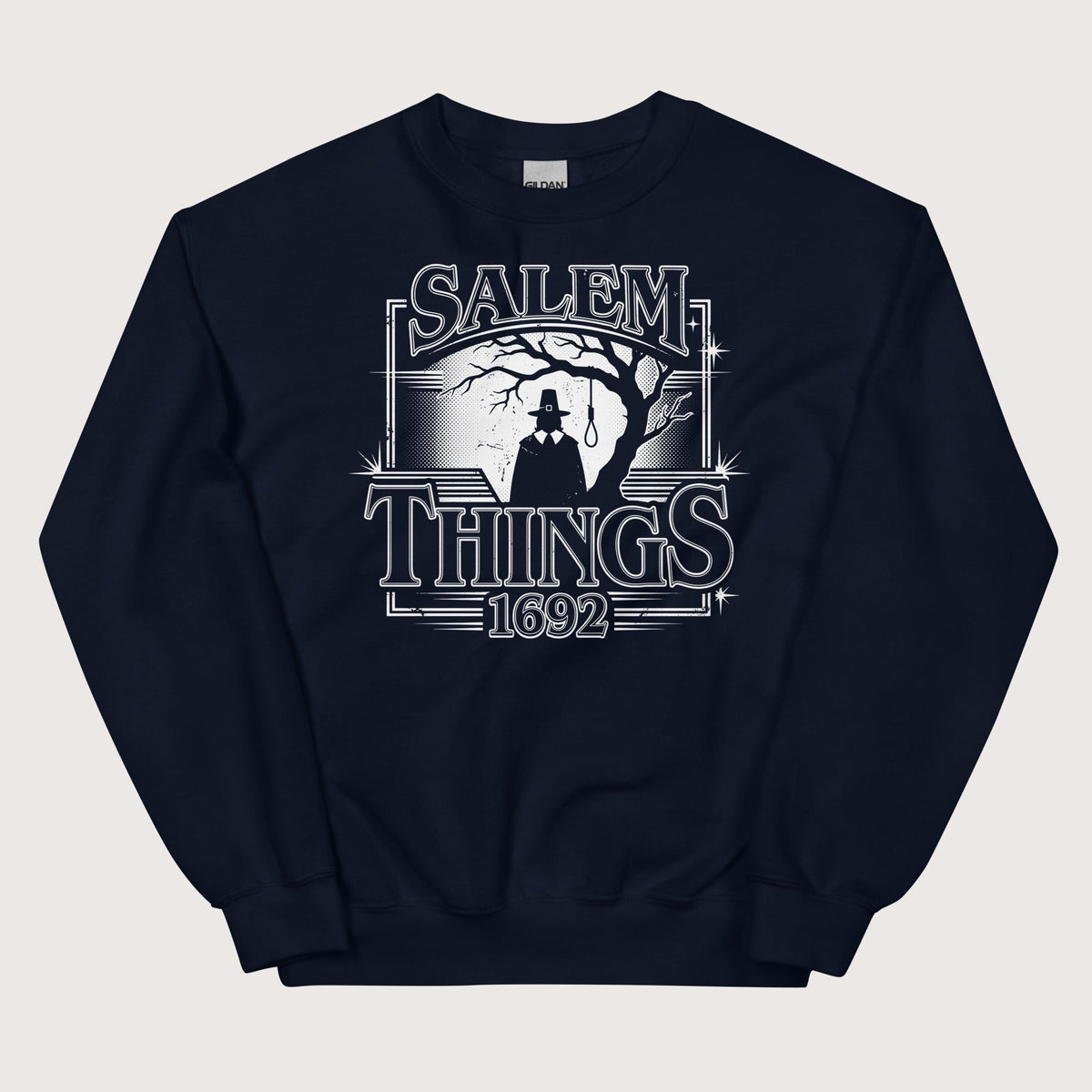 Navy Salem Things 1692 Sweatshirt - history buff gift by HistoHead