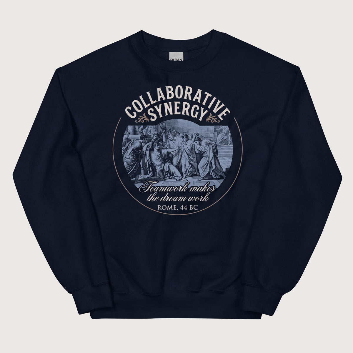 Navy Collaborative Synergy Sweatshirt - history buff gift by HistoHead