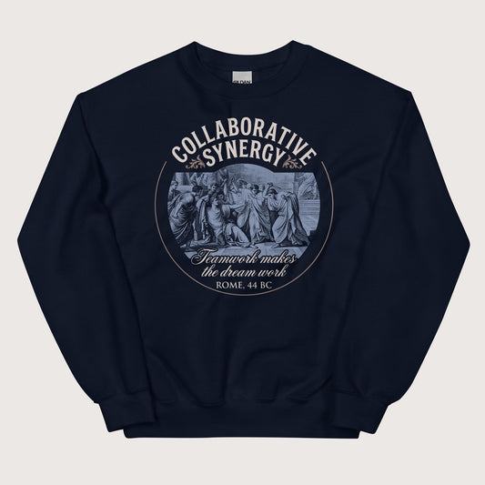Navy Collaborative Synergy Sweatshirt - history buff gift by HistoHead