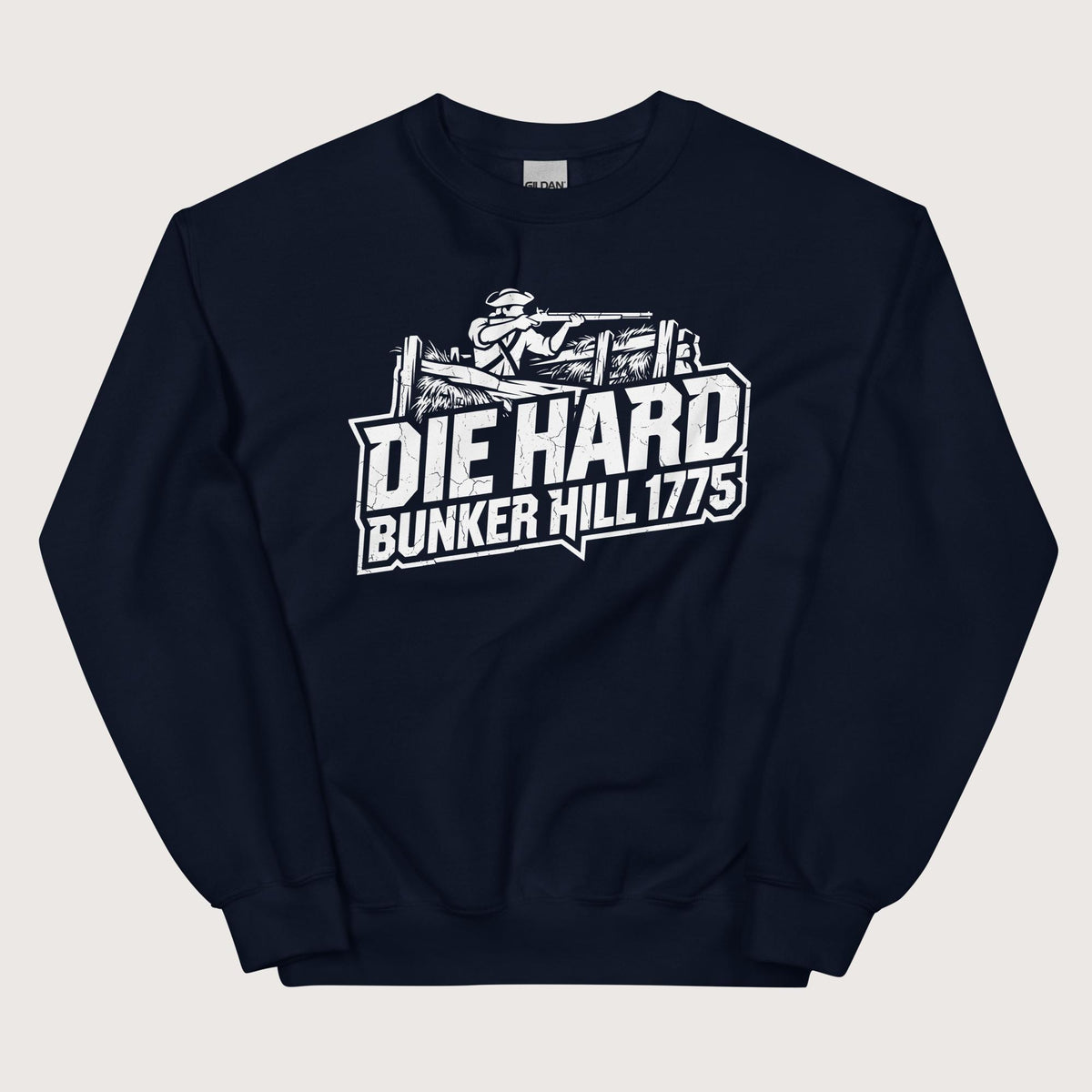 Navy Die Hard Bunker Hill 1775 Sweatshirt - history buff gift by HistoHead