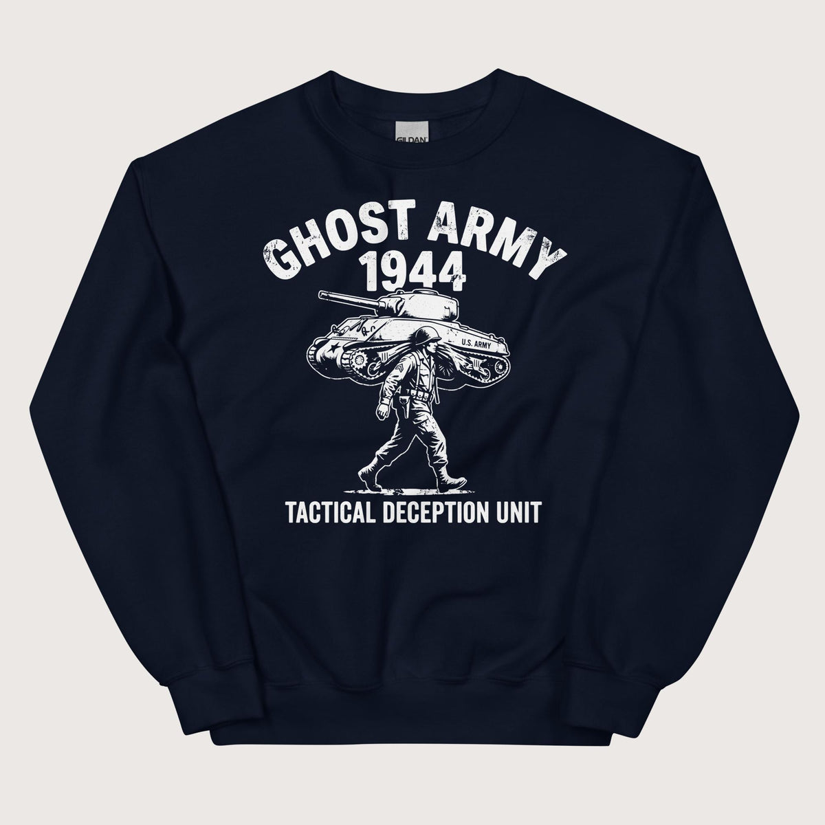 Navy Ghost Army Sweatshirt - history buff gift by HistoHead