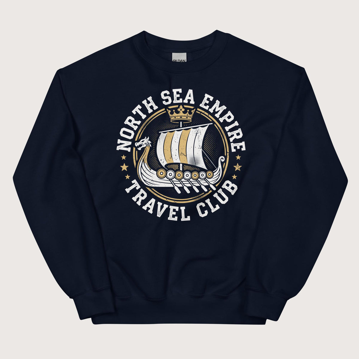 Navy North Sea Empire Travel Club Sweatshirt - history buff gift by HistoHead