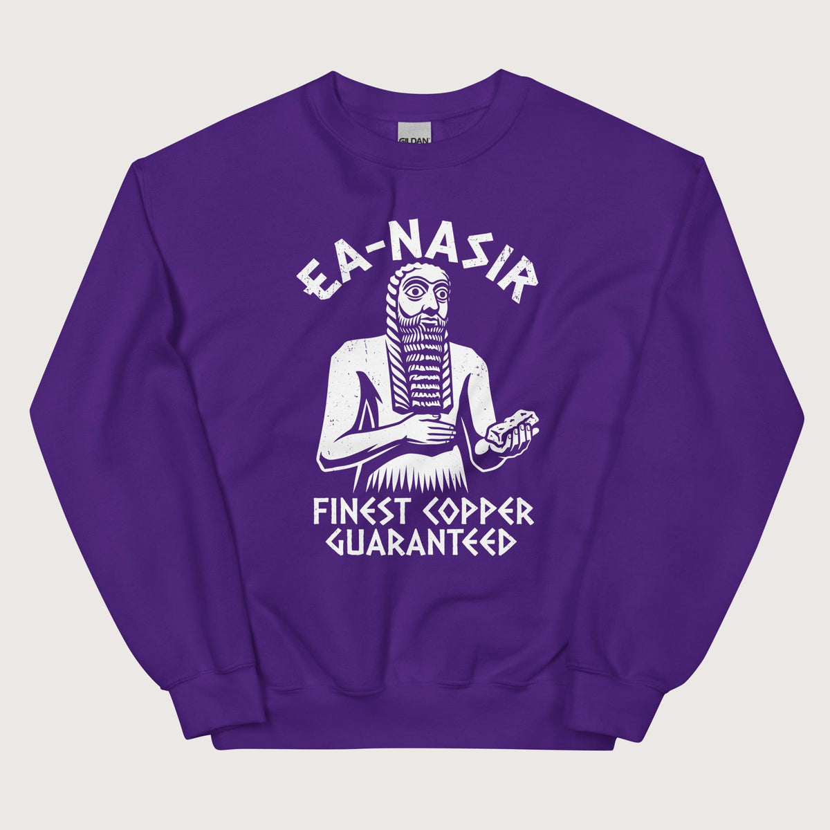 Purple Ea-Nasir Finest Copper Sweatshirt - history buff gift by HistoHead