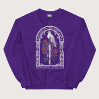 Purple Anne Boleyn Falcon Sweatshirt - history buff gift by HistoHead