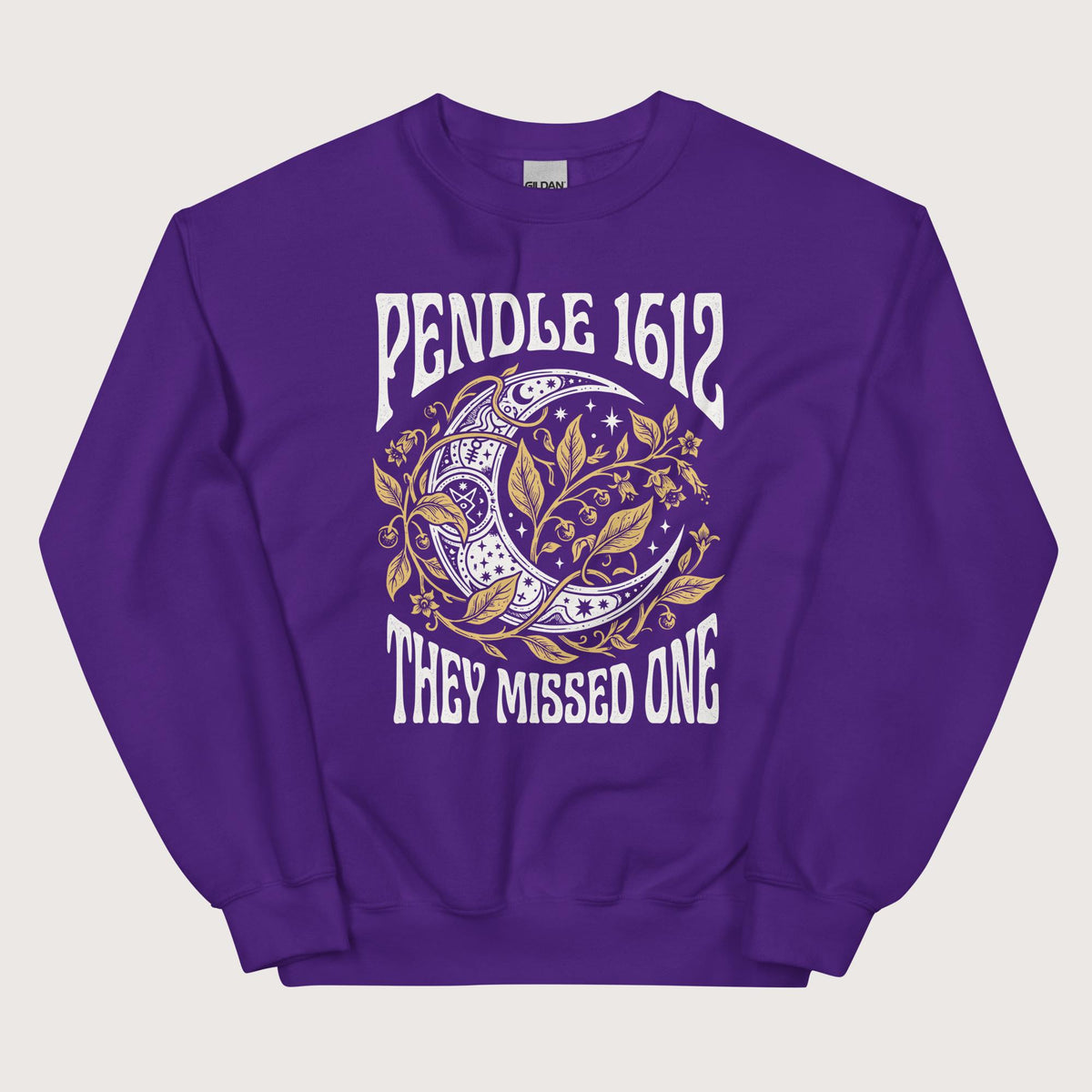 Purple Pendle Witch Trials They Missed One Sweatshirt - history buff gift by HistoHead