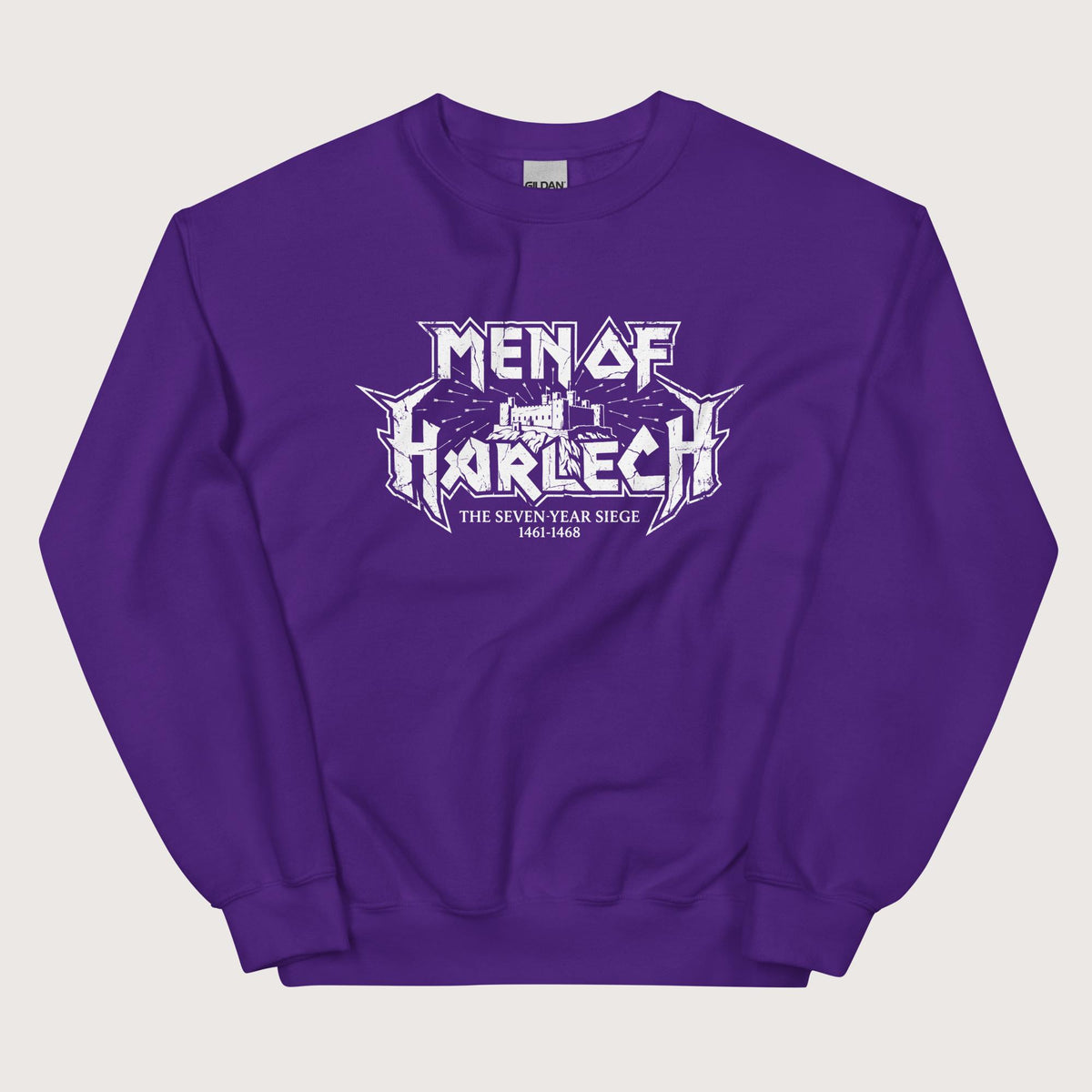 Purple Men of Harlech Sweatshirt - history buff gift by HistoHead