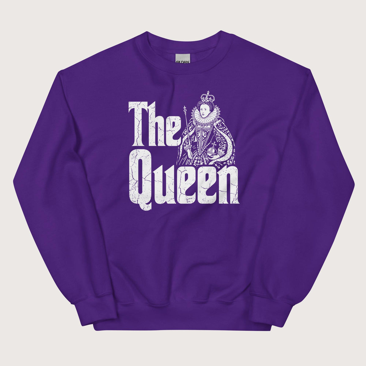 Purple Queen Elizabeth I Sweatshirt - history buff gift by HistoHead