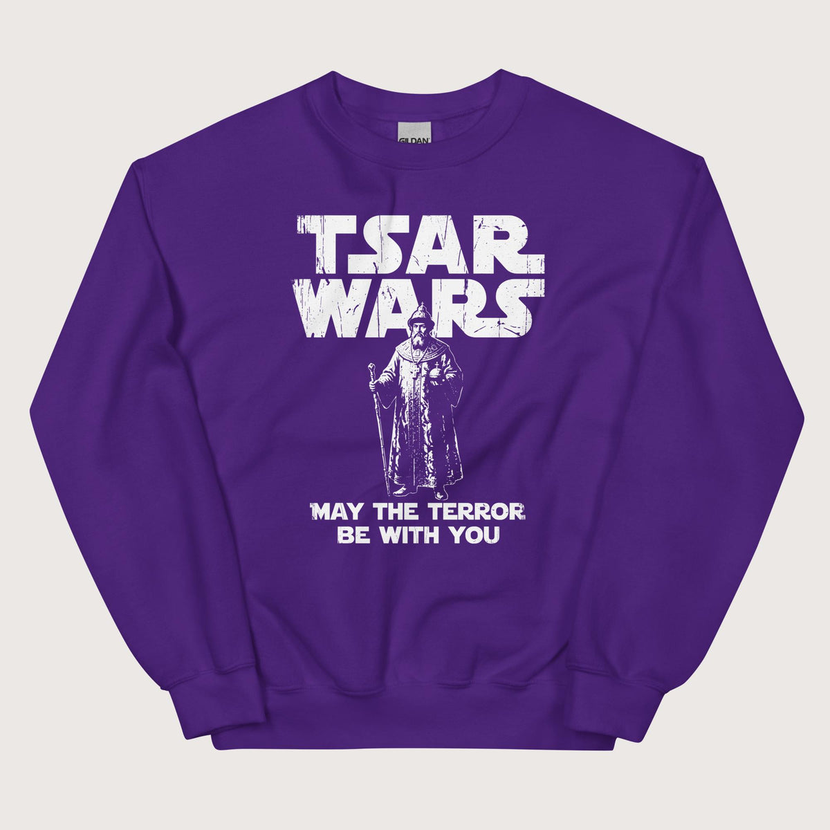 Purple Ivan the Terrible Tsar Wars Sweatshirt - history buff gift by HistoHead