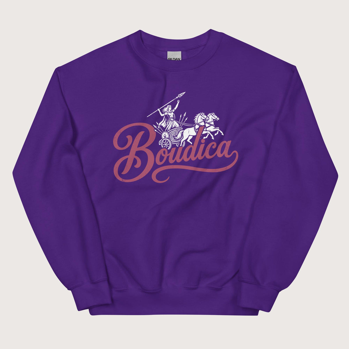 Purple Boudica Sweatshirt - history buff gift by HistoHead