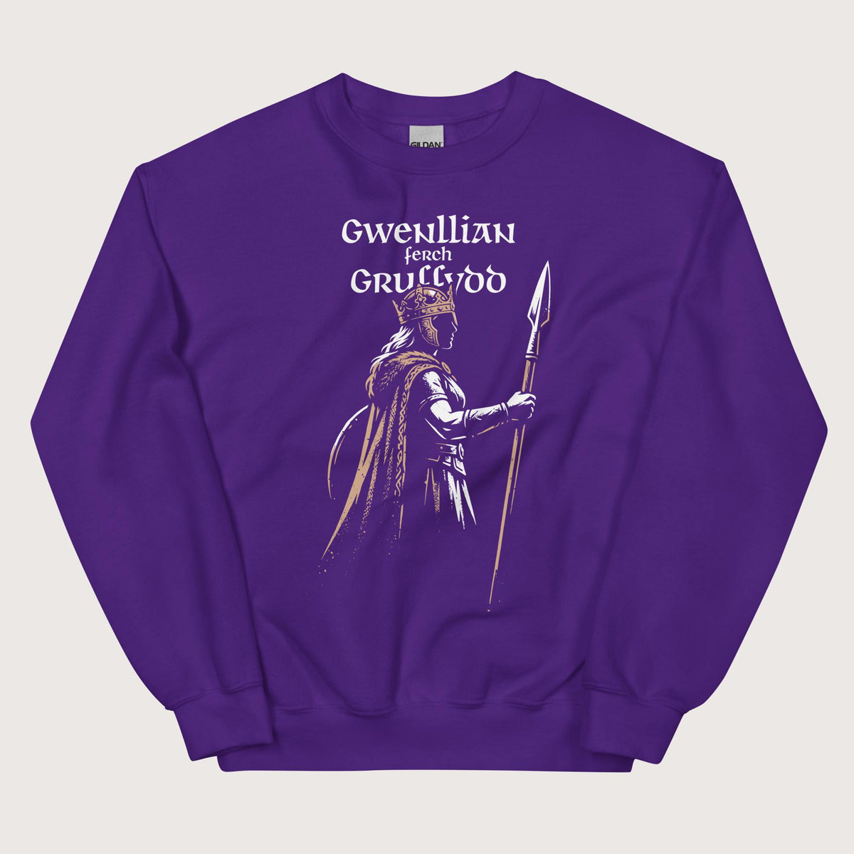 Purple Gwenllian ferch Gruffydd Sweatshirt - history buff gift by HistoHead