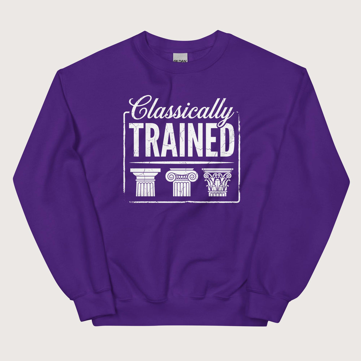 Purple Classically Trained Sweatshirt - history buff gift by HistoHead
