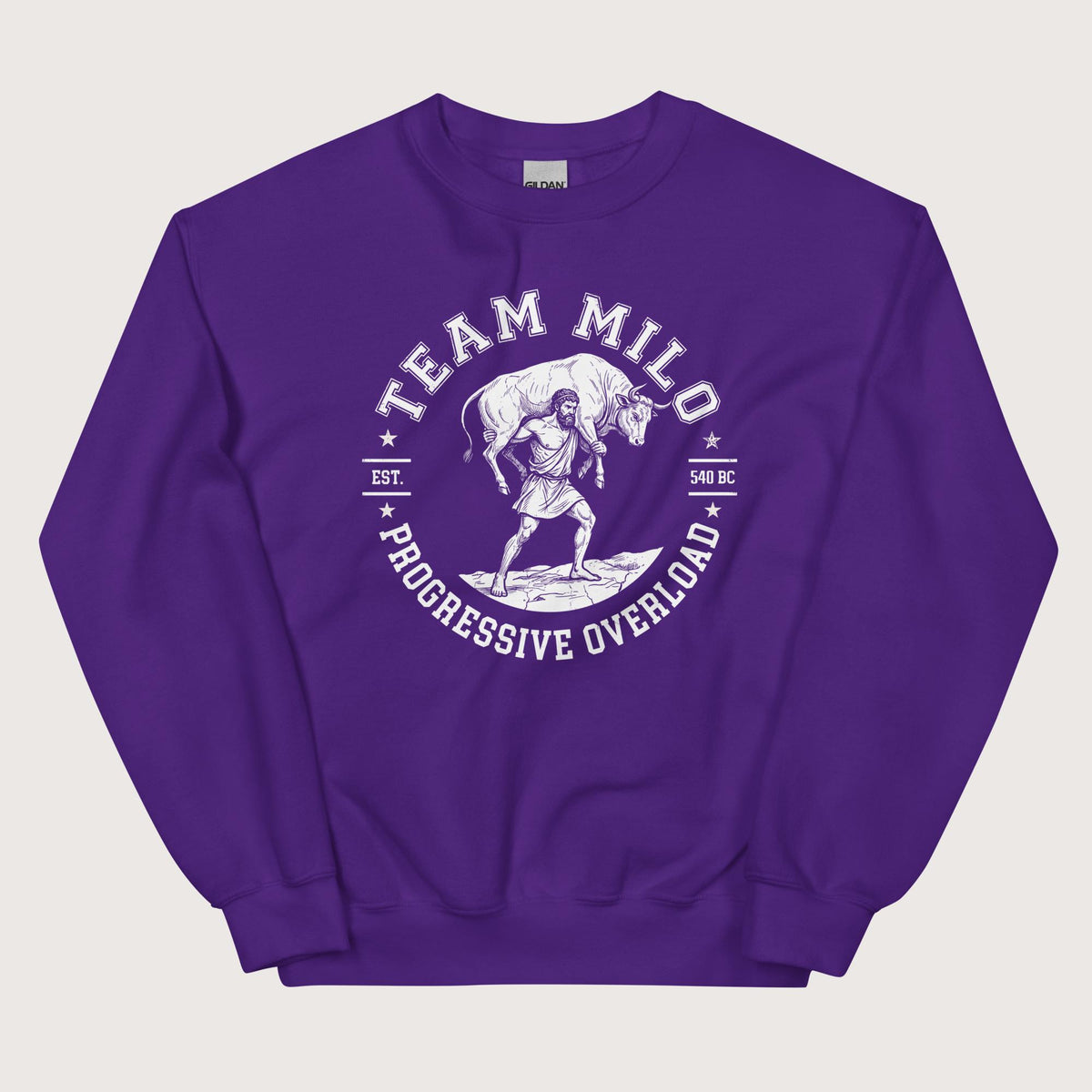 Purple Team Milo Sweatshirt - history buff gift by HistoHead