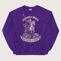 Purple Æthelflæd Defender of Mercia Sweatshirt - history buff gift by HistoHead