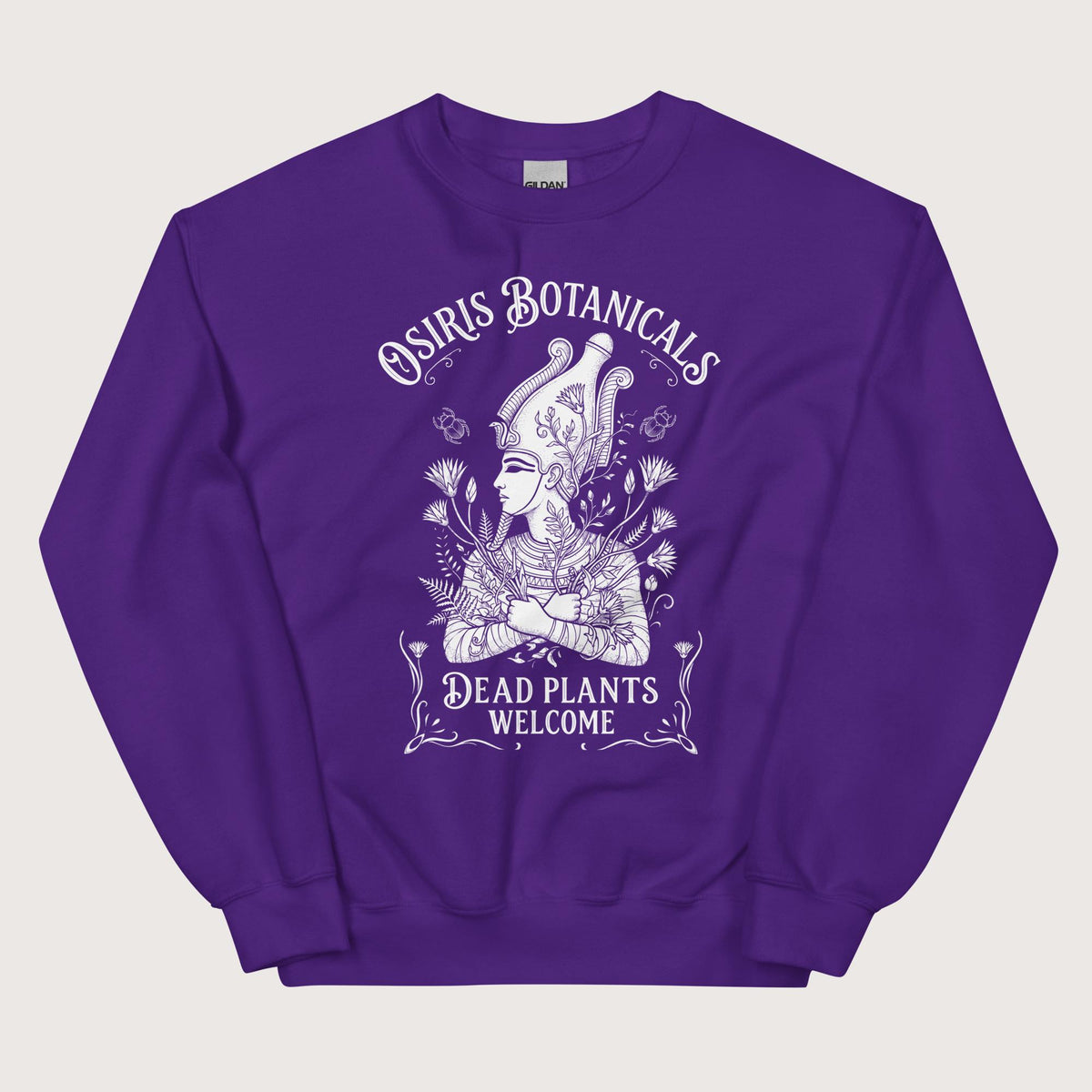 Purple Osiris Botanicals Sweatshirt - history buff gift by HistoHead