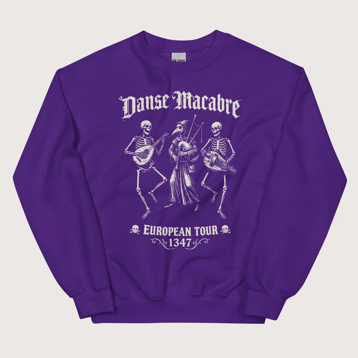 Purple Danse Macabre European Tour Sweatshirt - history buff gift by HistoHead