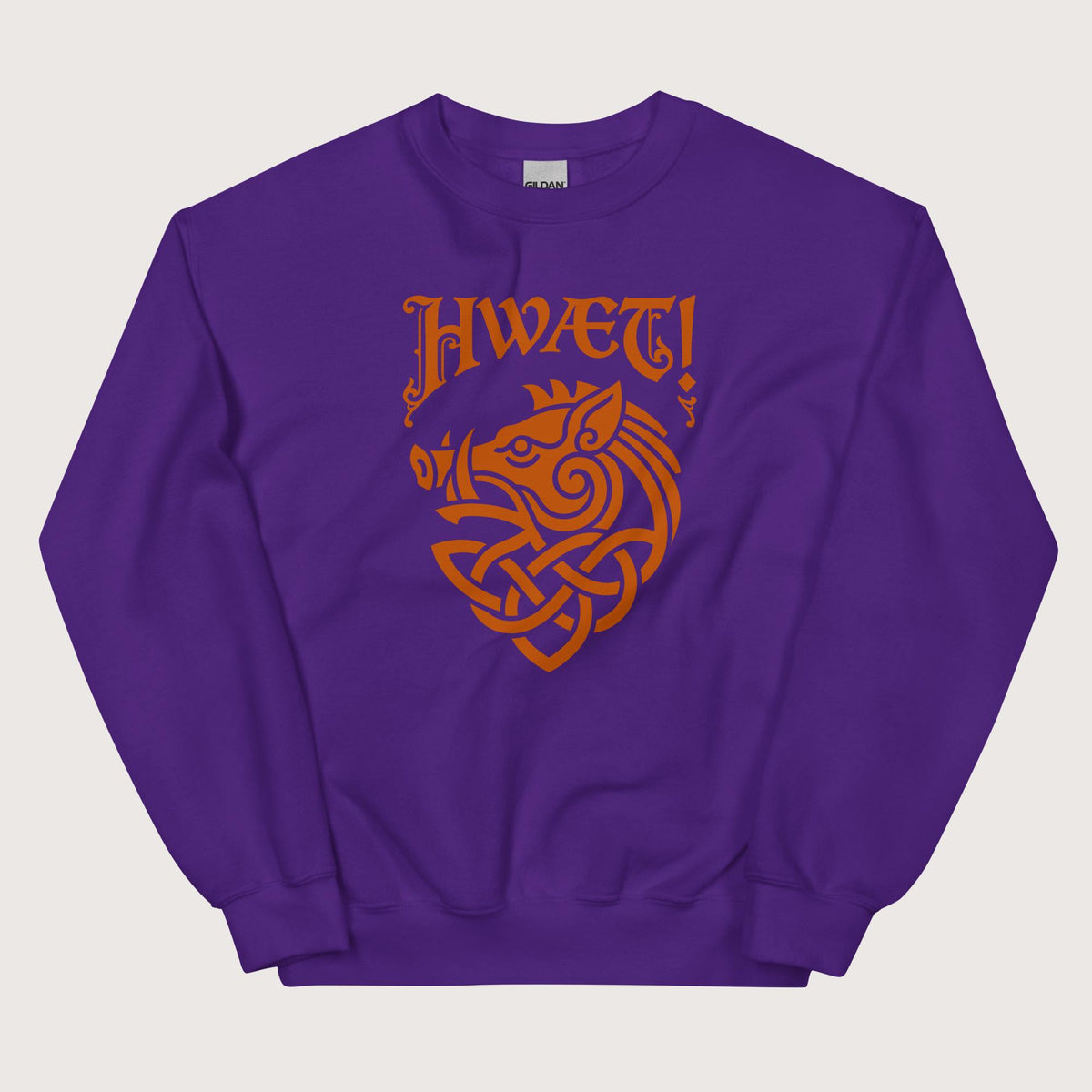 Purple Hwaet Boar Sweatshirt - history buff gift by HistoHead