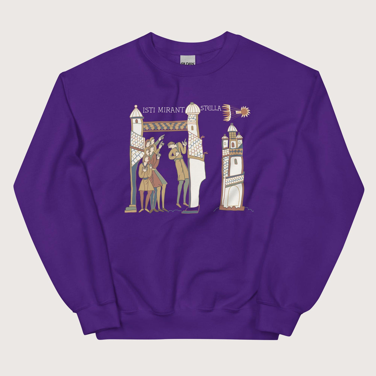 Purple Isti Mirant Stella Sweatshirt - history buff gift by HistoHead