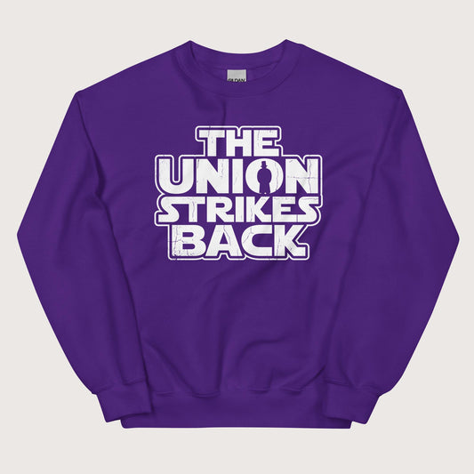 Purple The Union Strikes Back Sweatshirt - history buff gift by HistoHead