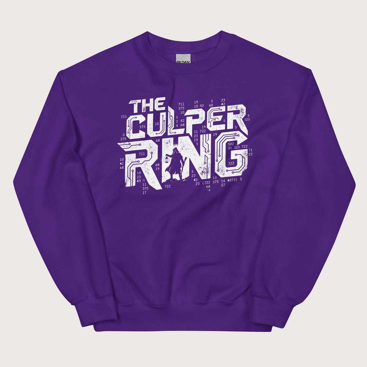 Purple The Culper Ring Sweatshirt - history buff gift by HistoHead
