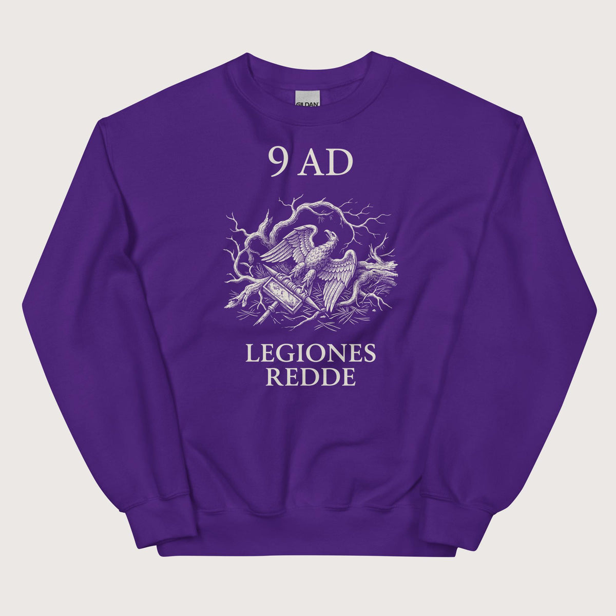 Purple Give Me Back My Legions Sweatshirt - history buff gift by HistoHead