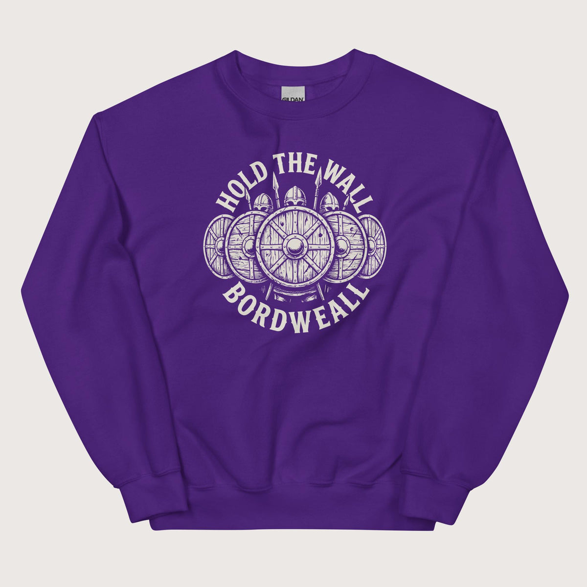 Purple Hold the Wall Sweatshirt - history buff gift by HistoHead