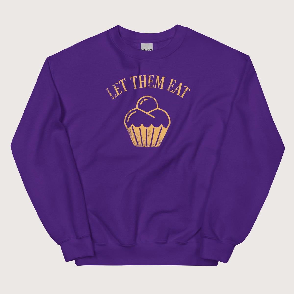 Purple Let Them Eat Cake Sweatshirt - history buff gift by HistoHead