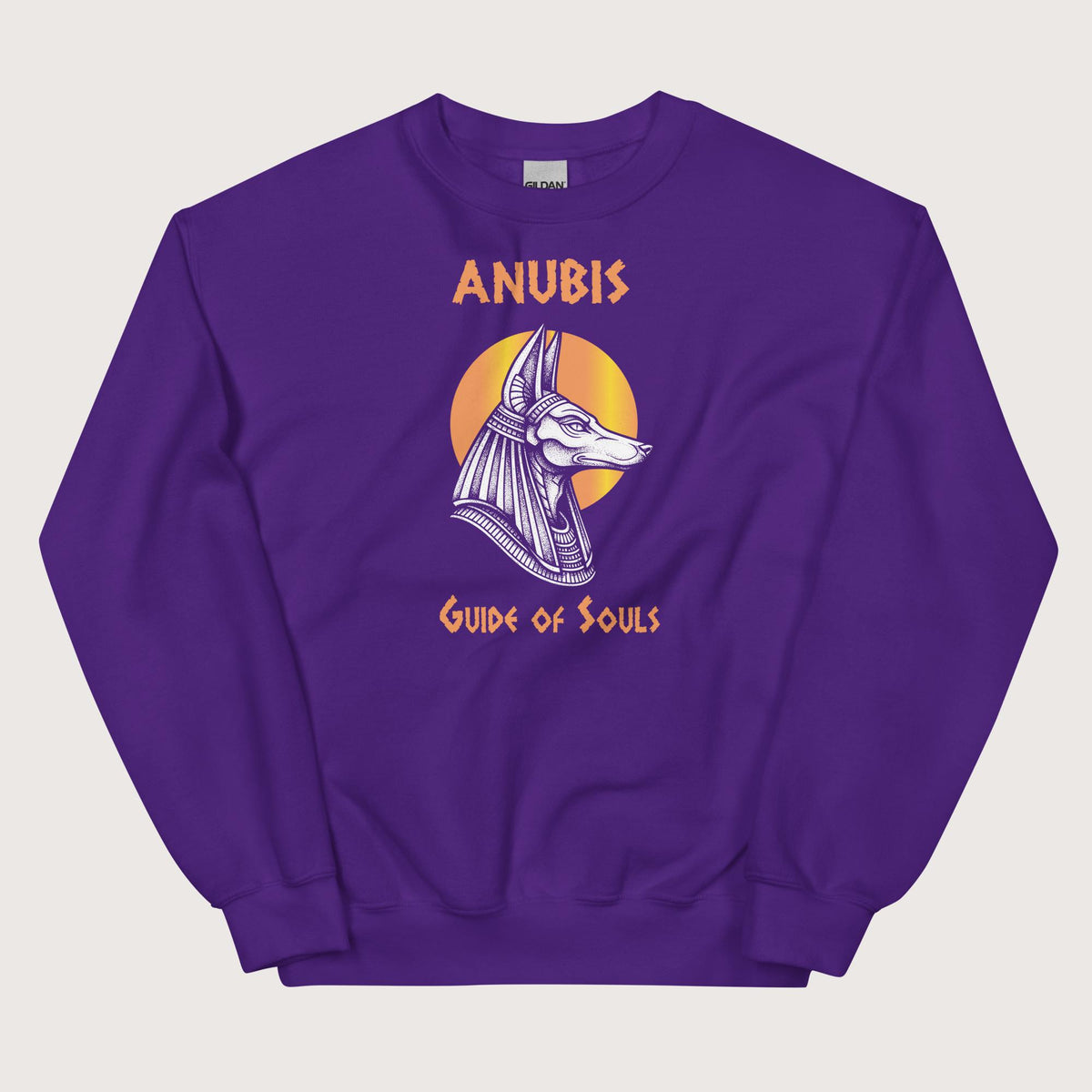 Purple Anubis Guide of Souls Sweatshirt - history buff gift by HistoHead