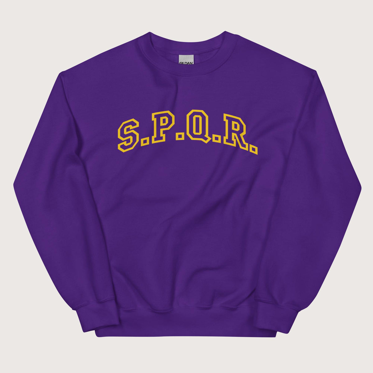 Purple SPQR Sweatshirt - history buff gift by HistoHead