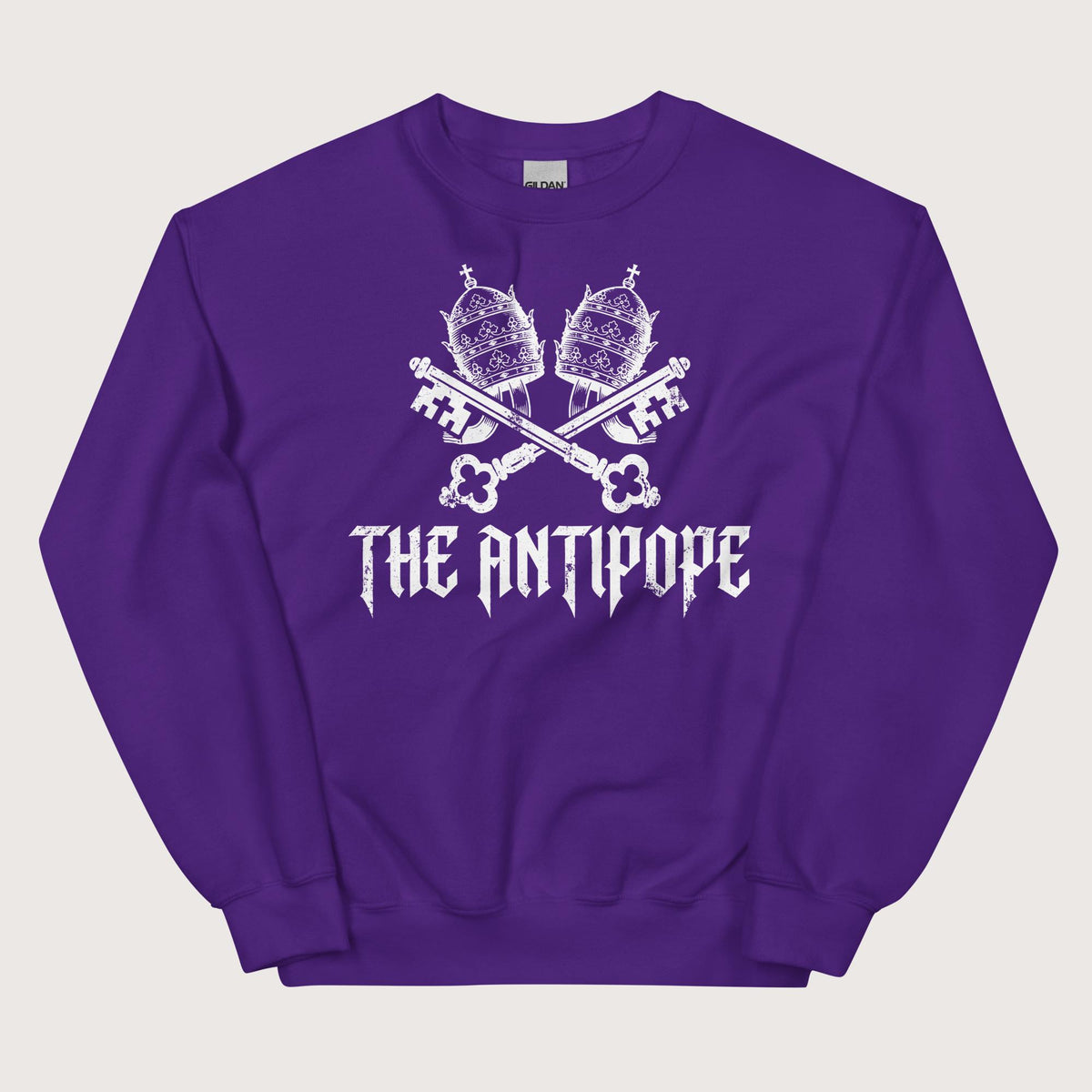 Purple The Antipope Sweatshirt - history buff gift by HistoHead