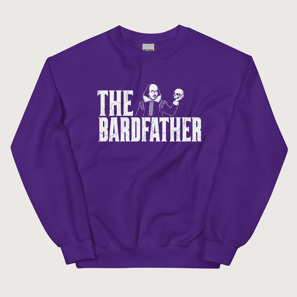 Purple Shakespeare The Bardfather Sweatshirt - history buff gift by HistoHead