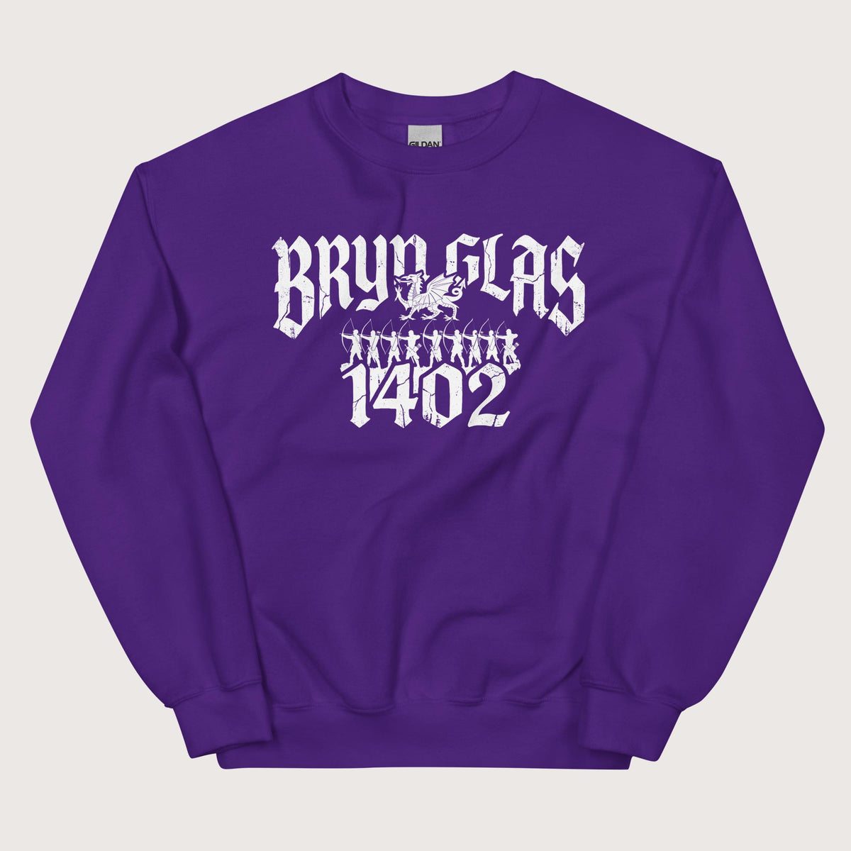 Purple Battle of Bryn Glas 1402 Sweatshirt - history buff gift by HistoHead
